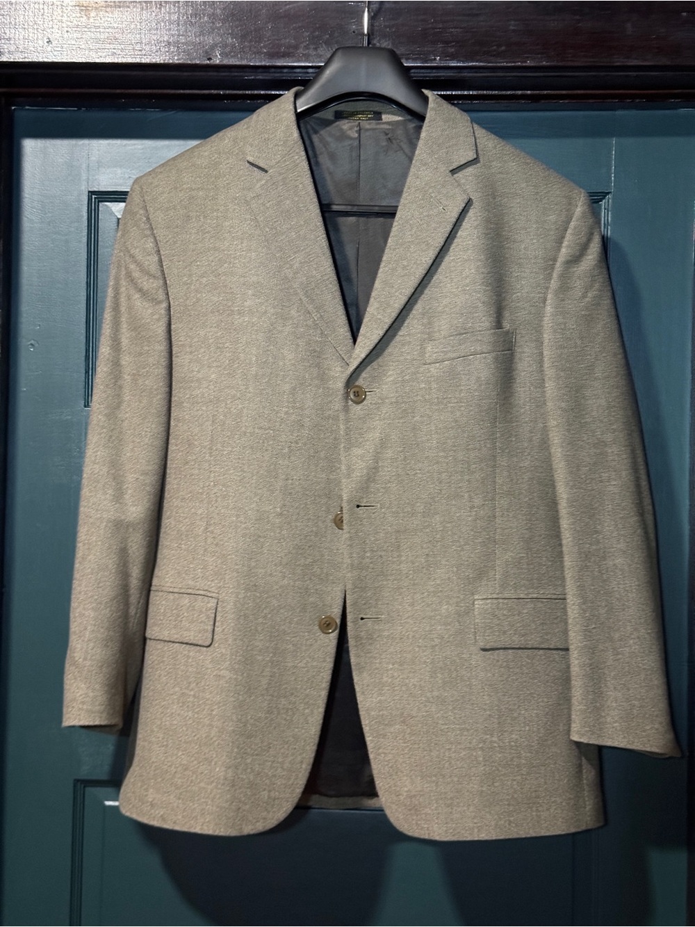 Vintage Andrew Fezza Men’s Worsted Wool & Cashmere size 44 - 3 button sport coat